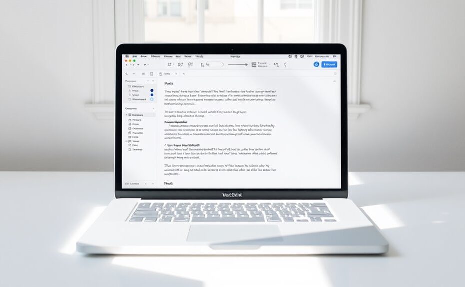 text editing options macos provides